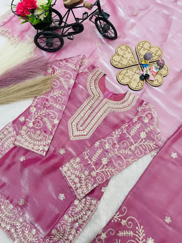 Buy Baby 244 Designer Kids Sharara Suit For Wedding Function Wholesale 2026