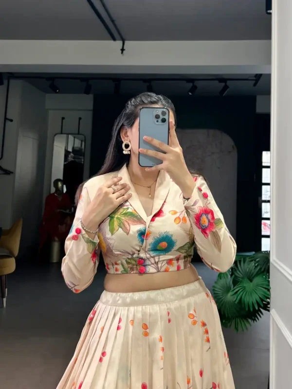 Beautiful WMN 1116 Floral Printed Co Ord Set Skirt Top Collection Wholesale 2026