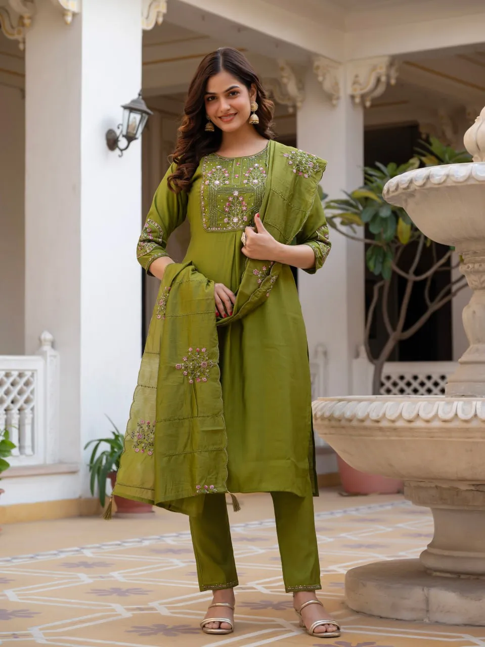 Buy Lila Vol 144 Mango Silk Hand Work Readymade Dress Wholesale 2026