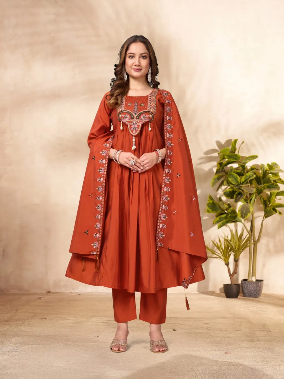 Buy Lila Vol 139 Roman Silk Anarkali Readymade Dress Wholesale 2026