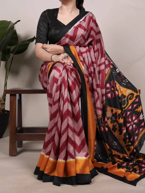 Stylish WMN 7043 Tasar Silk Printed Sari Collection Below 1000 Wholesale 2026