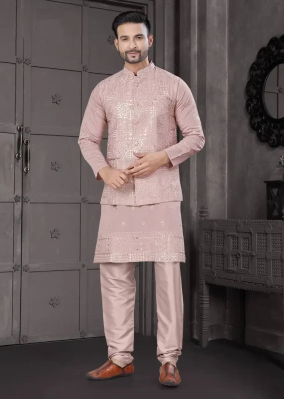 Launching Shyam Vol 45 Wedding Kurta Pajama With Koti Collection Wholesale 2026