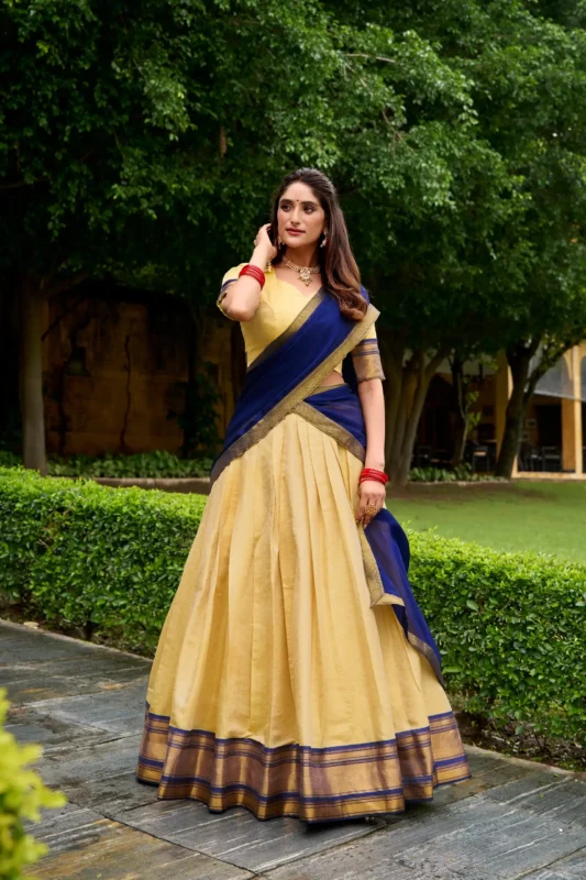 Buy WMN 2019 Kanchipuram Lehenga Choli Collection Wholesale 2026