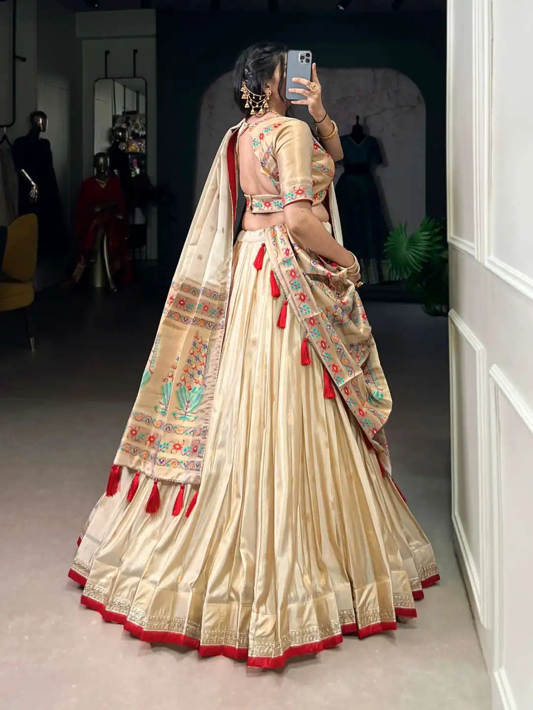 Buy WMN 2012A Shimmer Festive Wear Lehenga Choli 03 Pcs Set Wholesale 2026