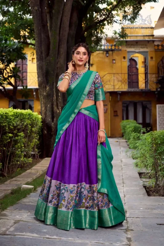 Launching WMN 1244 Krishika Aastha Silk Chaniya Choli 04 Pcs Set Wholesale 2026