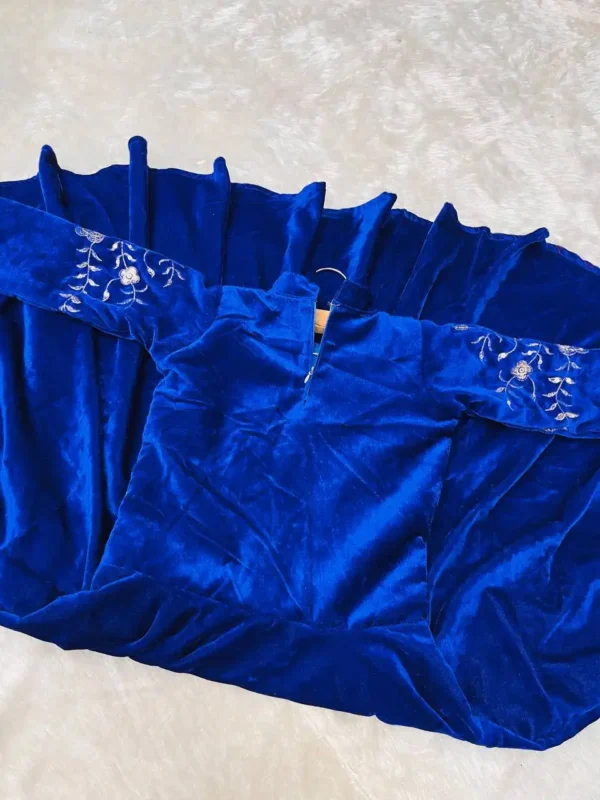 Beautiful Baby 230 Blue Viscose Velvet Festive Gown Collection Wholesale 2026
