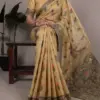 WMN 7415A Poly Cotton Saree Wholesale 04 Pcs Set