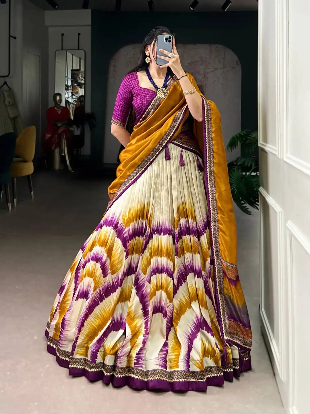 Latest WMN 1247 Tasar Silk Lehenga Choli Collection Wholesale 2026