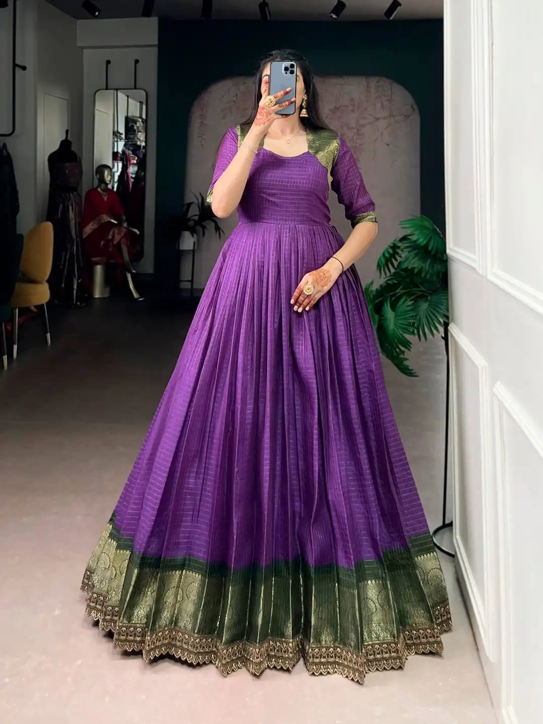 Launching WMN 5010 Ladies Gown Wholesale Market In Surat Wholesale 2026