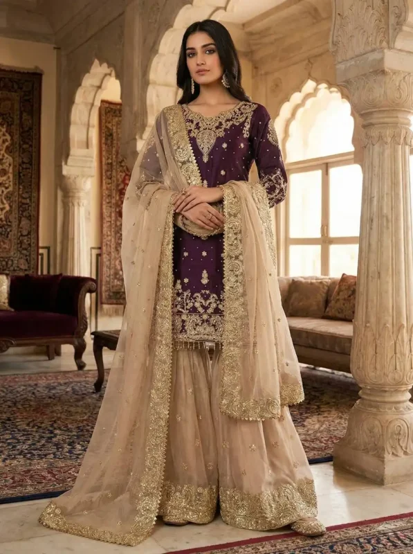 Stylish Sabina 1702 Wedding Sharara Suit For Women Wholesale 2026