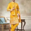 Shyam Vol 85 Wedding Kurta Pajama With Dupatta For Men
