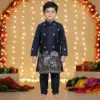 Shyam Vol 83 Kids Wedding Kurta Pajama Daman Work