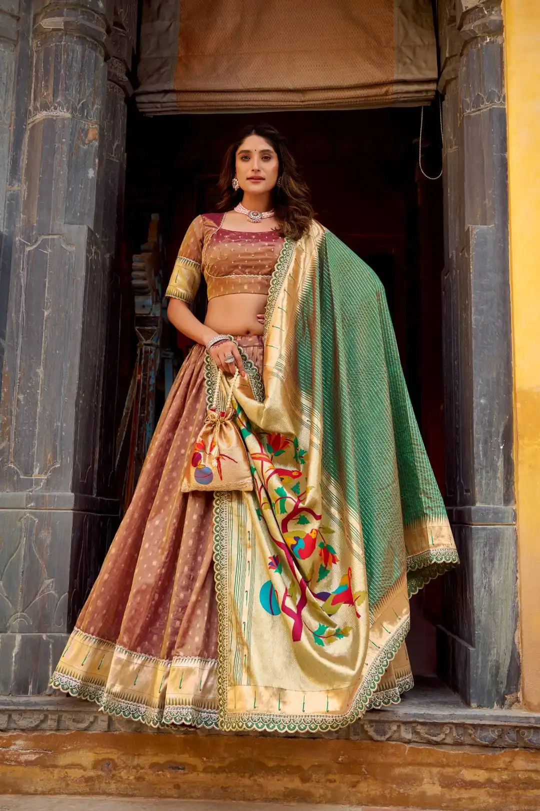 Launching WMN 2032A Latest Paithani Lehenga Choli For Women Wholesale 2026