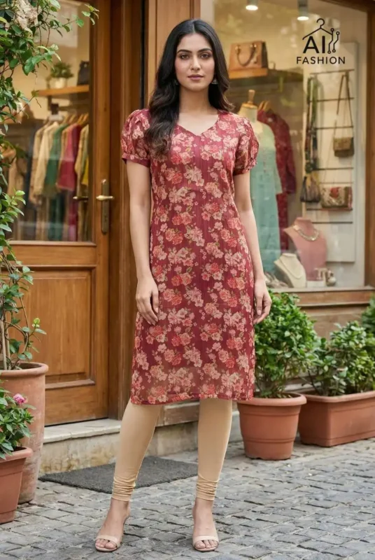 Latest SS2016 Vol 21 Printed Kurti Wholesale Market in Surat Wholesale 2026