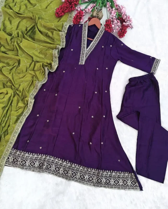 Latest Laxmy Vol 73 Embroidery Work Anarkali Kurti Pant With Dupatta Wholesale 2026