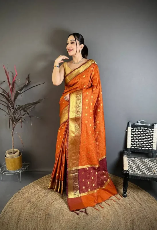 Buy Laxmi 1055 Weaving Butti Work Saree Festive Collection Wholesale 2026