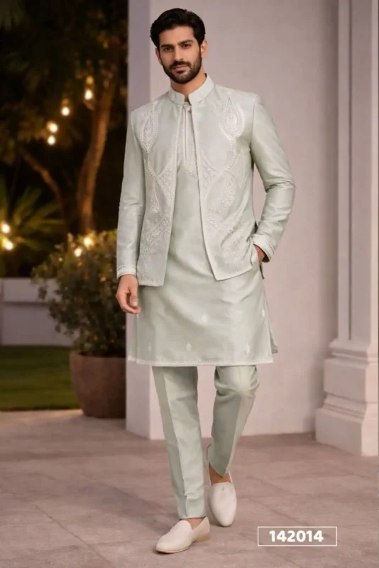 Buy Shyam Vol 93 Embroidery Work Wedding Kurta Pajama With Koti Wholesale 2026