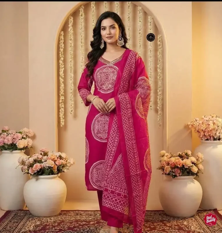 Launching Laxmy Vol 79 Cotton Printed Festival Kurti Pant With Dupatta Wholesale 2026