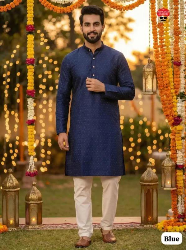 Buy SS2016 Vol 22 Silk Jacquard Kurta With Pajama Wedding Collection Wholesale 2026