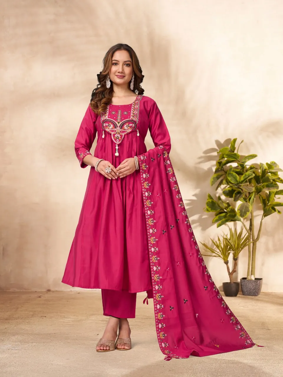 Buy Lila Vol 139 Roman Silk Anarkali Readymade Dress Wholesale 2026