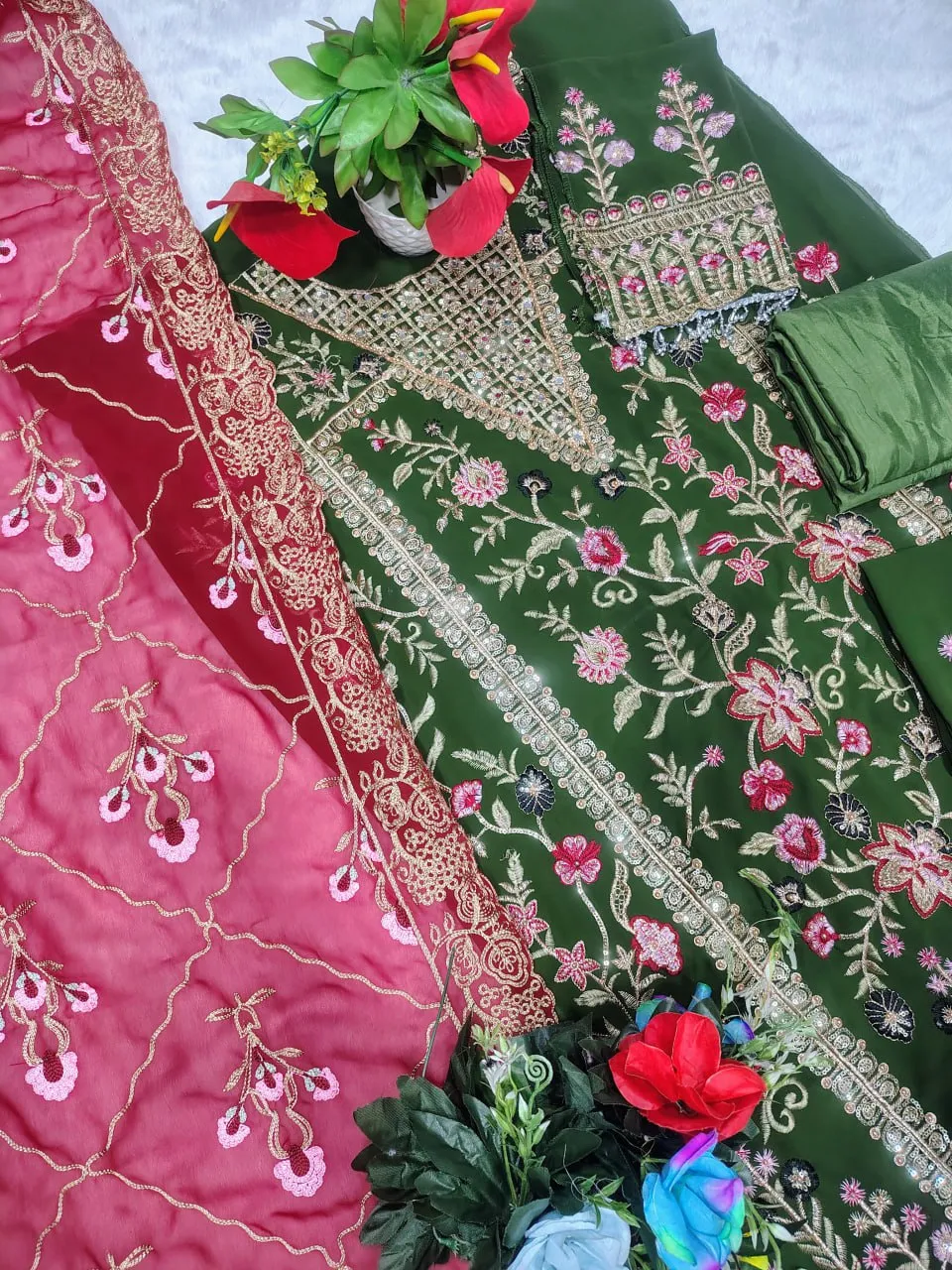 Launching Zarin Vol 193 Georgette Embroidery Readymade Dress Wholesale 2026