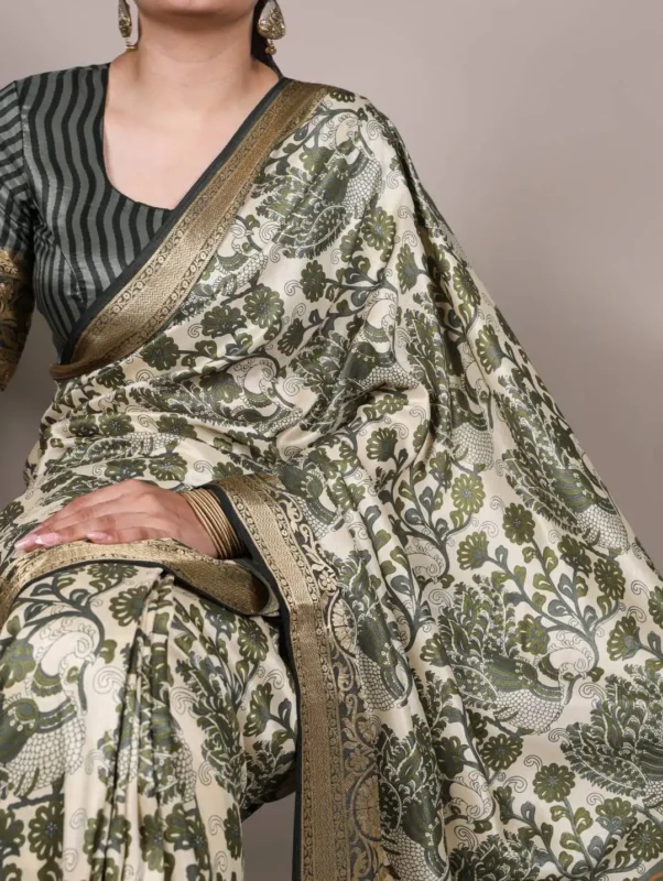 Stylish WMN 7050 Tasar Silk Printed Saree Below 1000 Wholesale 2026