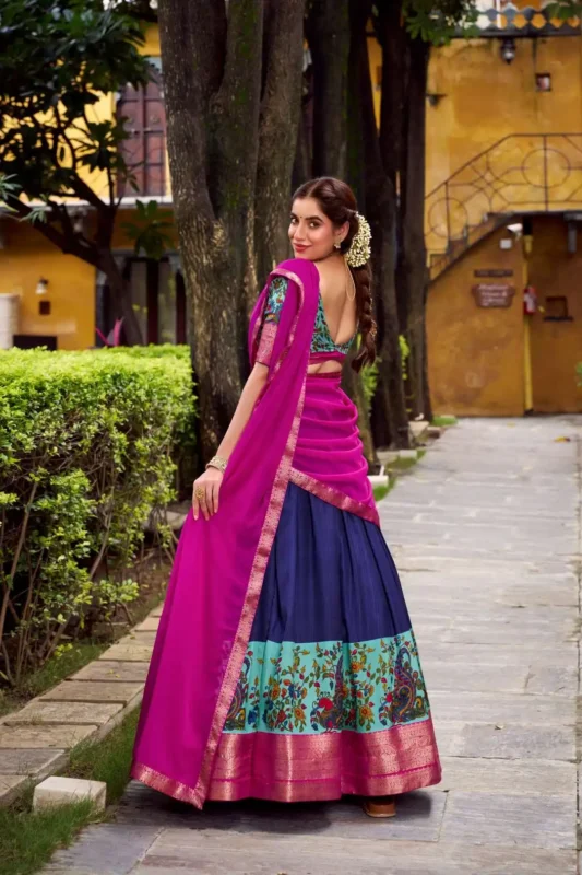 Launching WMN 1244 Krishika Aastha Silk Chaniya Choli 04 Pcs Set Wholesale 2026