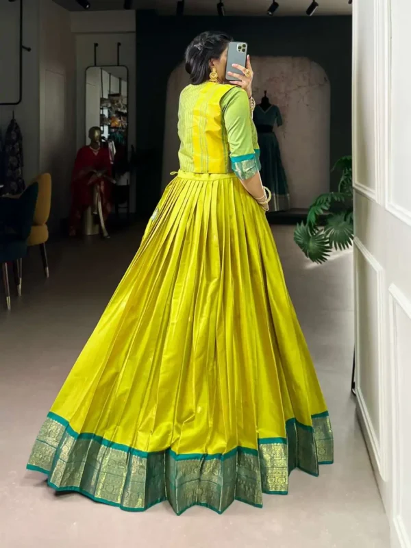 Launching WMN 1133 Poly Cotton Festive Lehenga Choli 04 Pcs Set Wholesale 2026