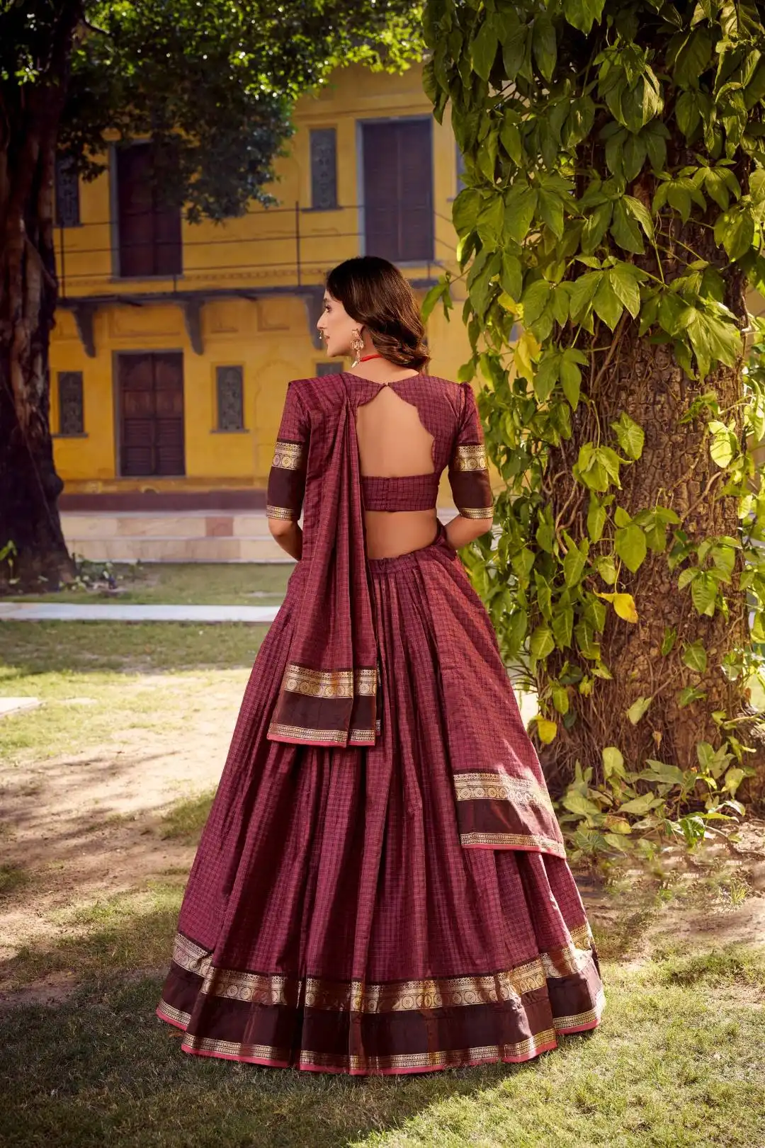 Stylish WMN 1900 Swasthika Chettinad Cotton Lehenga Choli Wholesale 2026