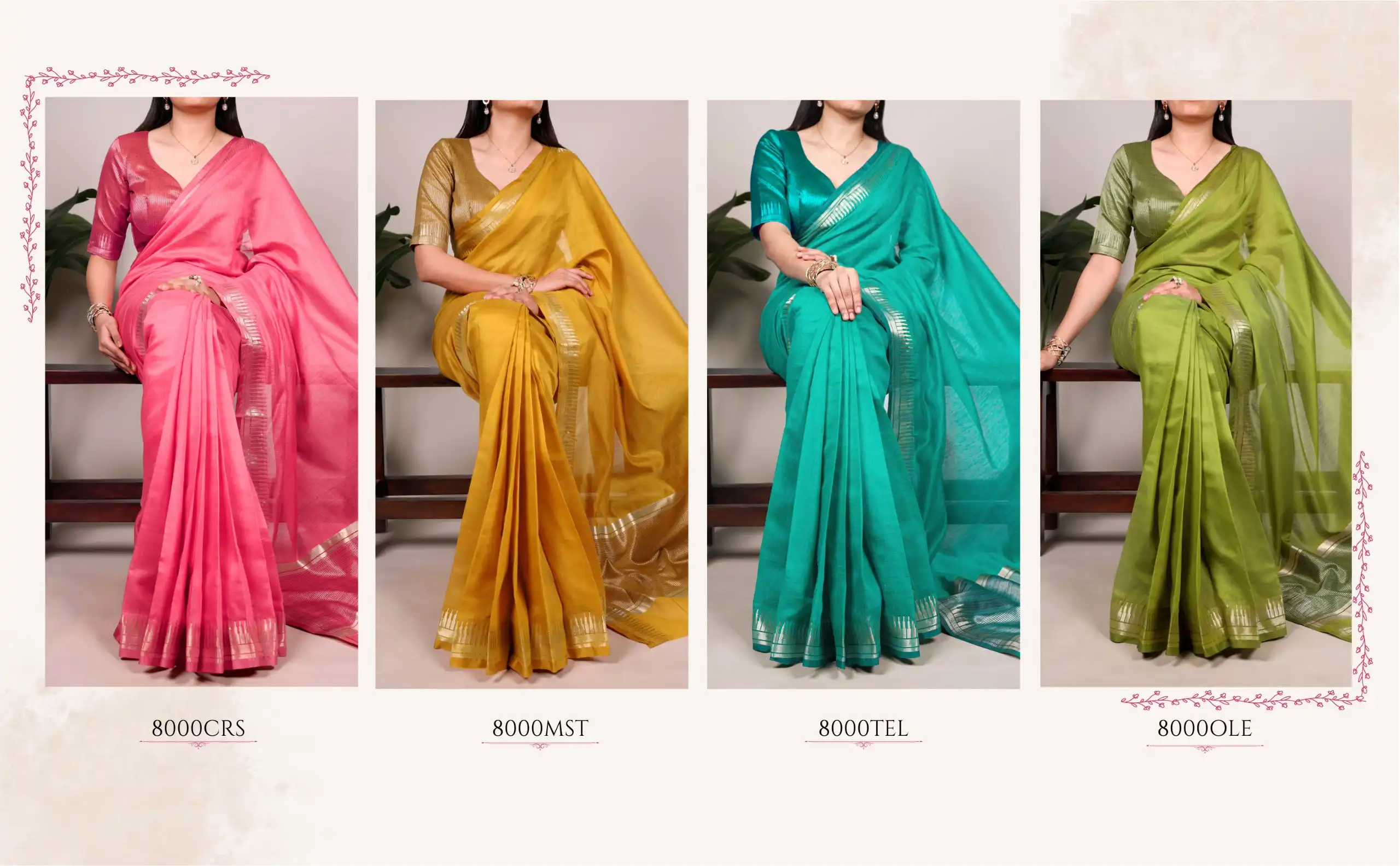 Stylish WMN 8000 Best Wholesale Saree Market In Surat Wholesale 2026