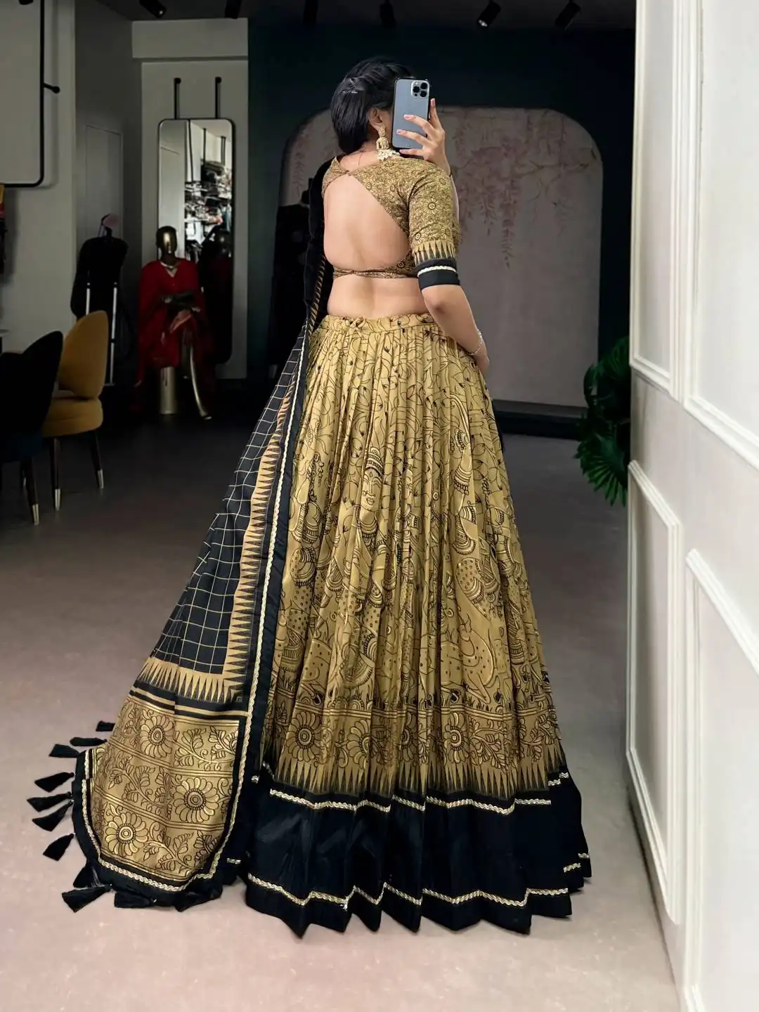 Beautiful WMN 1206 Kalamkari Print Lehenga Choli in Tasar Silk Wholesale 2026