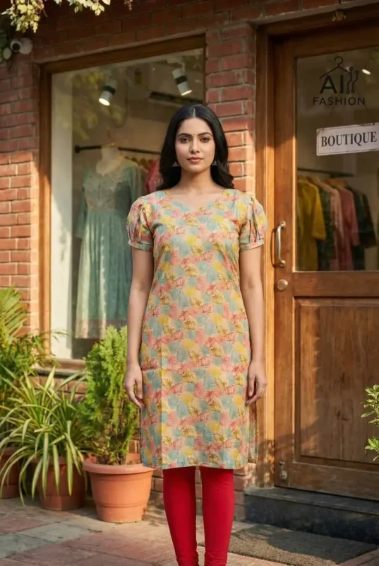Latest SS2016 Vol 21 Printed Kurti Wholesale Market in Surat Wholesale 2026