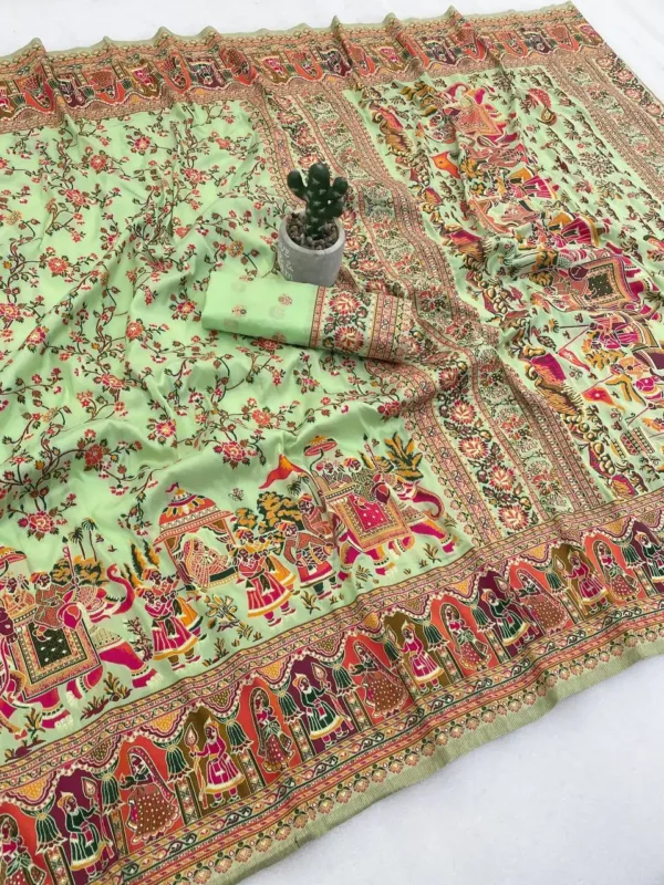 Launching Laxmi 1051 Rajwadi Zari Weaving Saree For Wedding Function Wholesale 2026