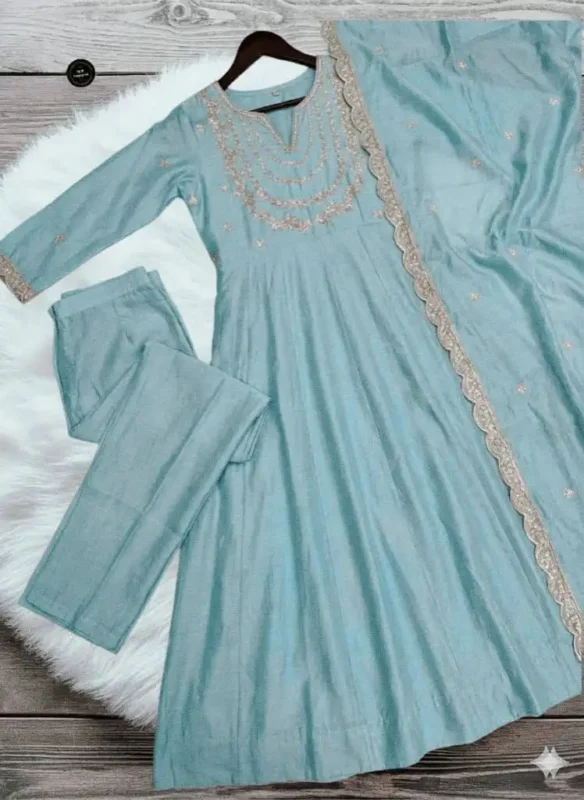 Stylish Laxmy Vol 71 Embroidery Anarkali Kurti Pant With Dupatta Collection Wholesale 2026