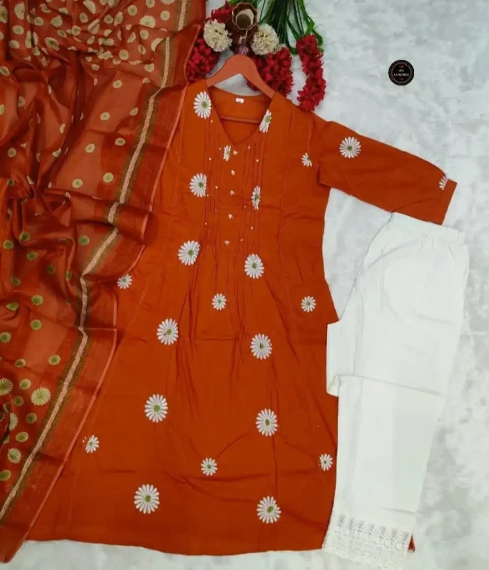 Stylish Laxmy Vol 76 Embroidery Work Kurti Pant With Dupatta Collection Wholesale 2026