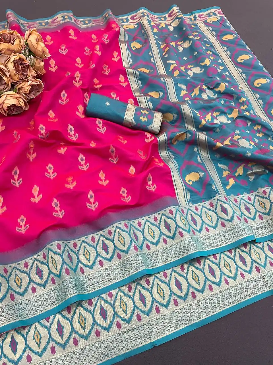 Stylish Laxmi 1054 Flowers And Mina Design With Zari Weaving Saree Wholesale 2026