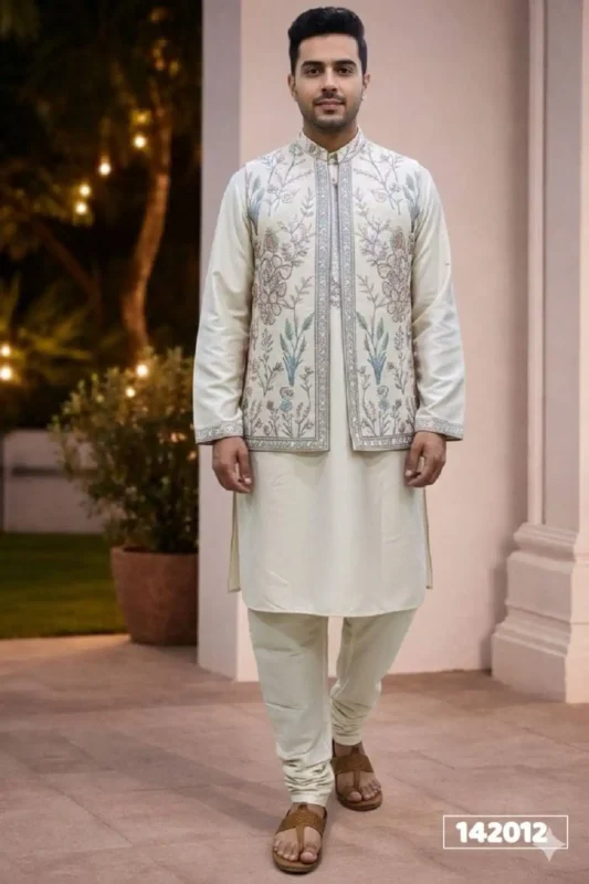 Buy Shyam Vol 93 Embroidery Work Wedding Kurta Pajama With Koti Wholesale 2026