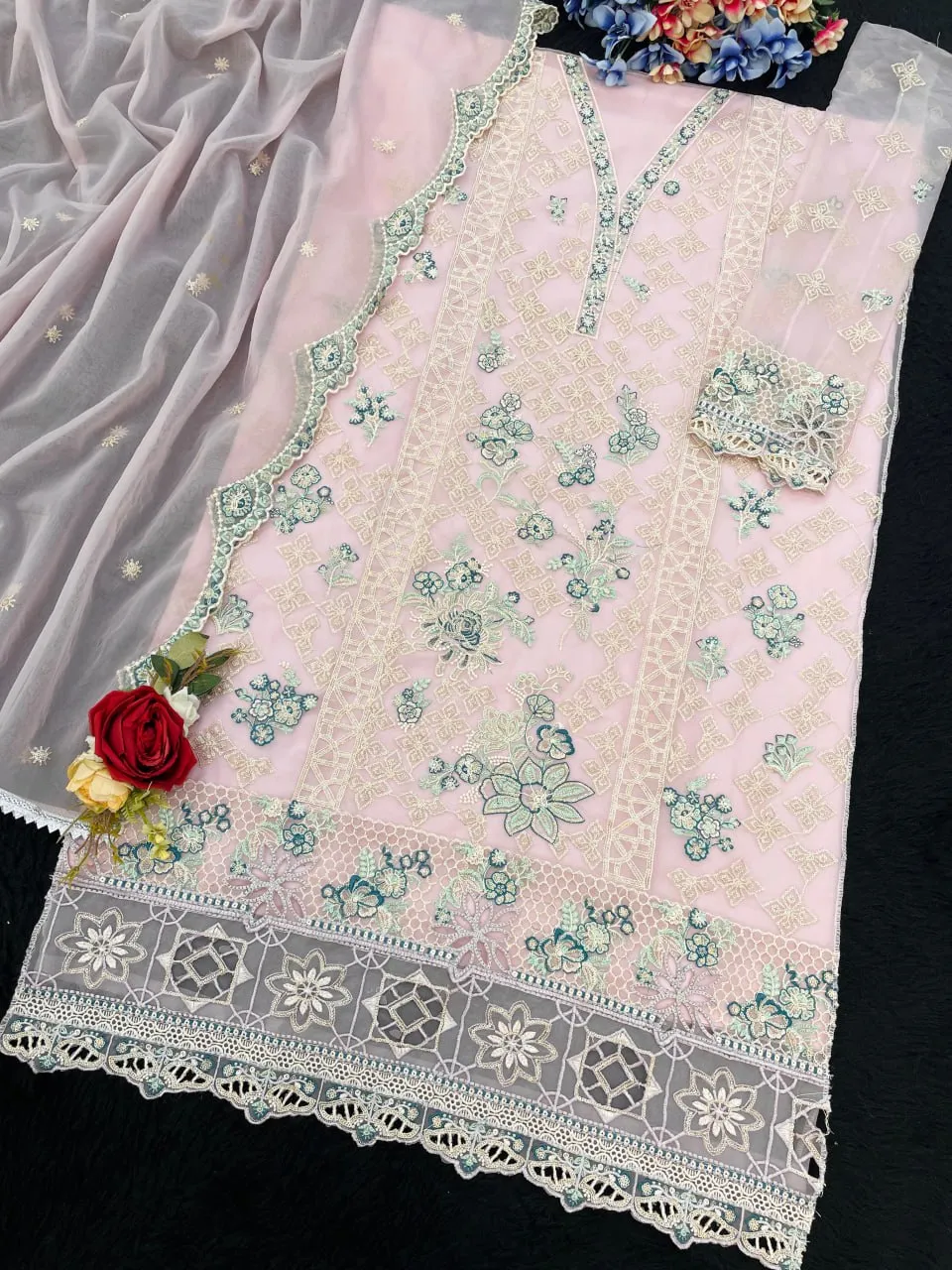 Latest Zarin Vol 190 Organza Silk Party Wear Readymade Dress Wholesale 2026