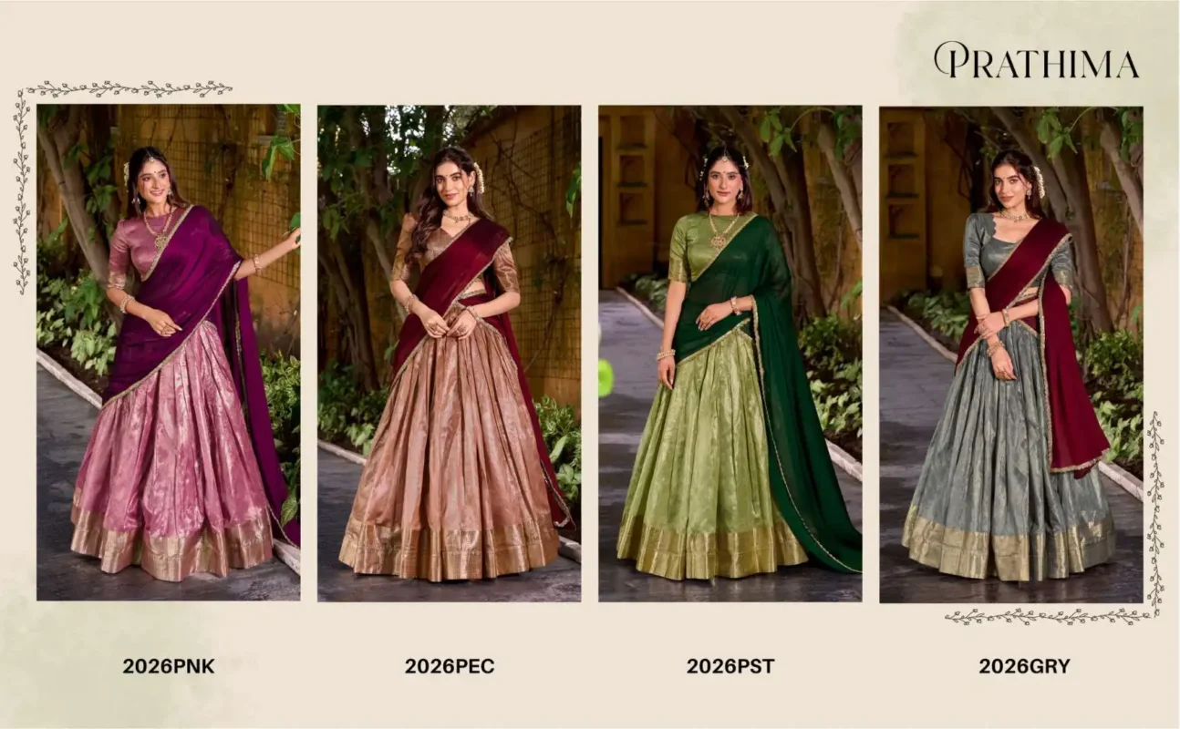 Buy WMN 2026 Dupion Silk Chaniya Choli With Zari Weaving Wholesale 2026