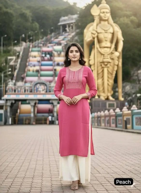 Stylish SS2016 Heavy Rayon Kurti Plazzo Embroidery Collection Wholesale 2026