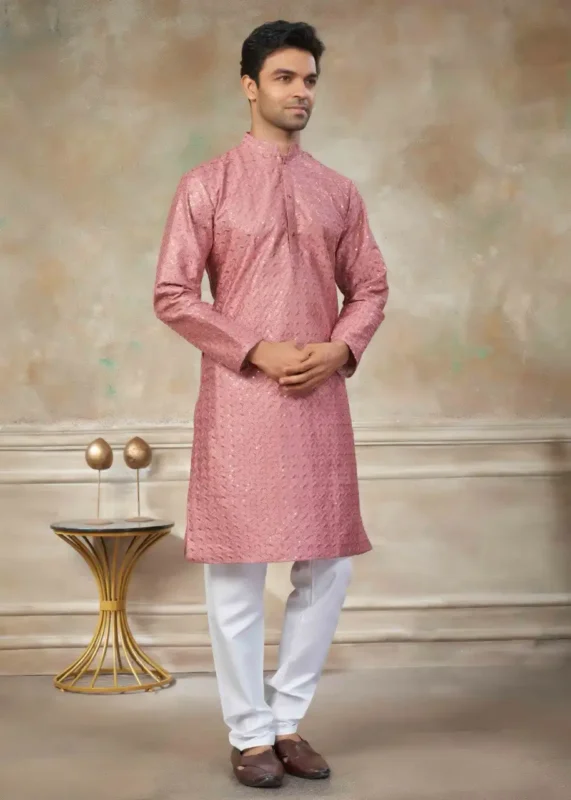 Stylish Shyam Vol 58 Silk Digital Printed Kurta Pajama Men’s Wear Wholesale 2026