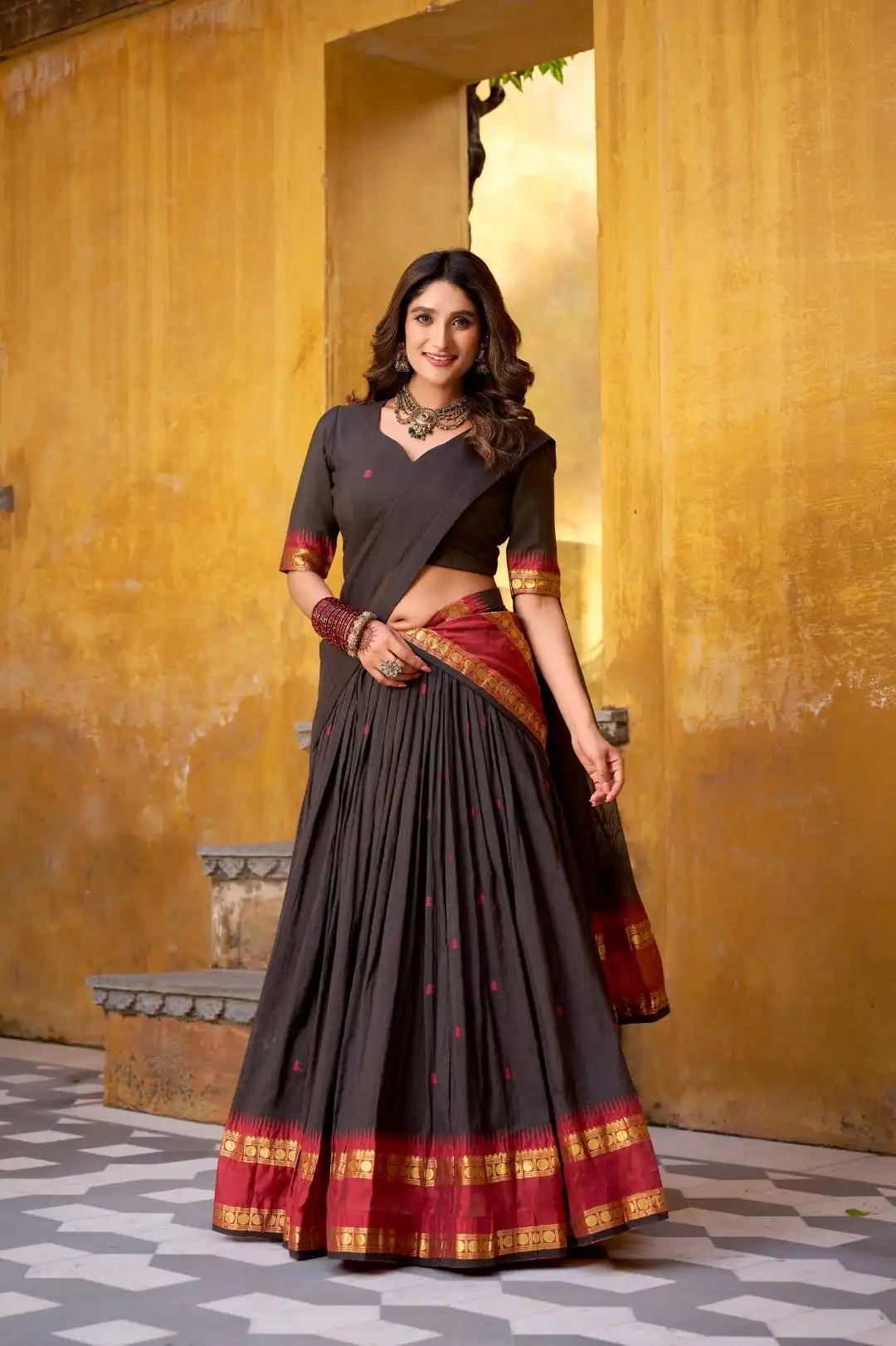 Beautiful WMN 1904A Lehenga Choli Pongal Design Wholesale 2026