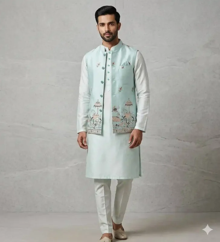 Buy Shyam Vol 89 Wedding Kurta Pajama With Embroidery Koti Wholesale 2026