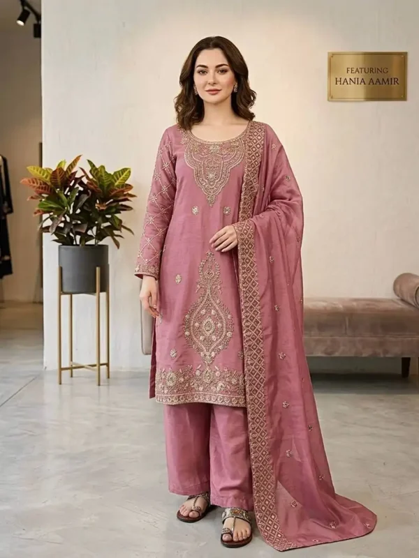 Buy Sabina 5335 Embroidery Beads Work Kurti Palazzo With Dupatta Wholesale 2026
