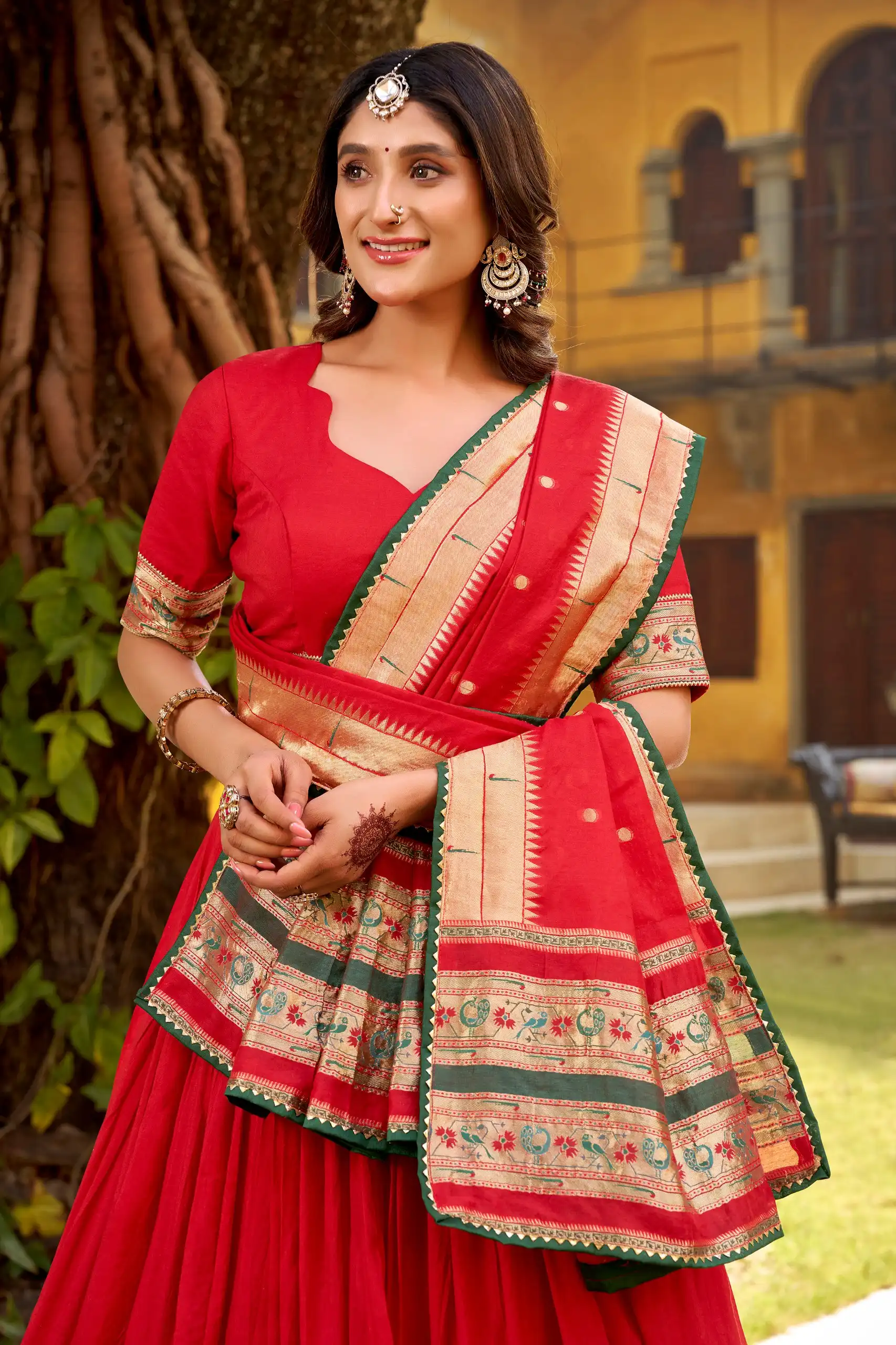 Latest WMN 1903 Pure Chanderi Pongal Festival Lehenga Choli Wholesale 2026