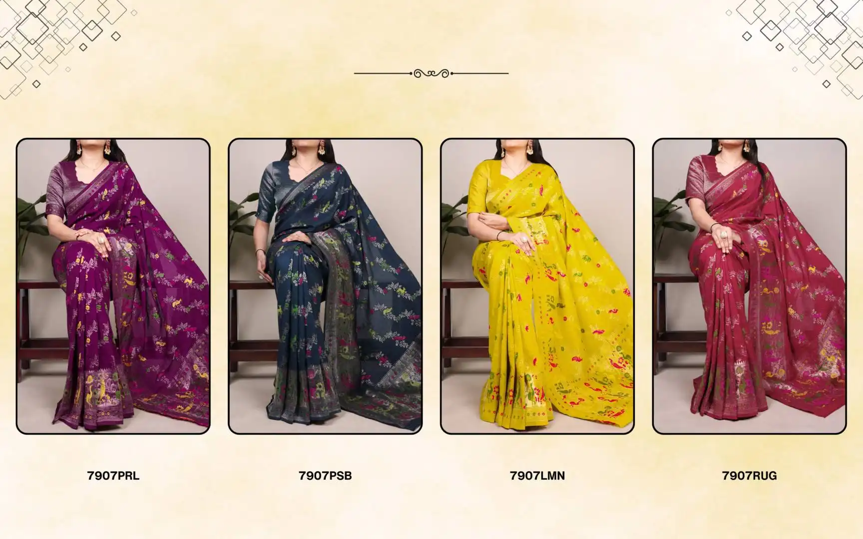 Buy WMN 7907 Designer Saree Wholesale Market In Surat Wholesale 2026