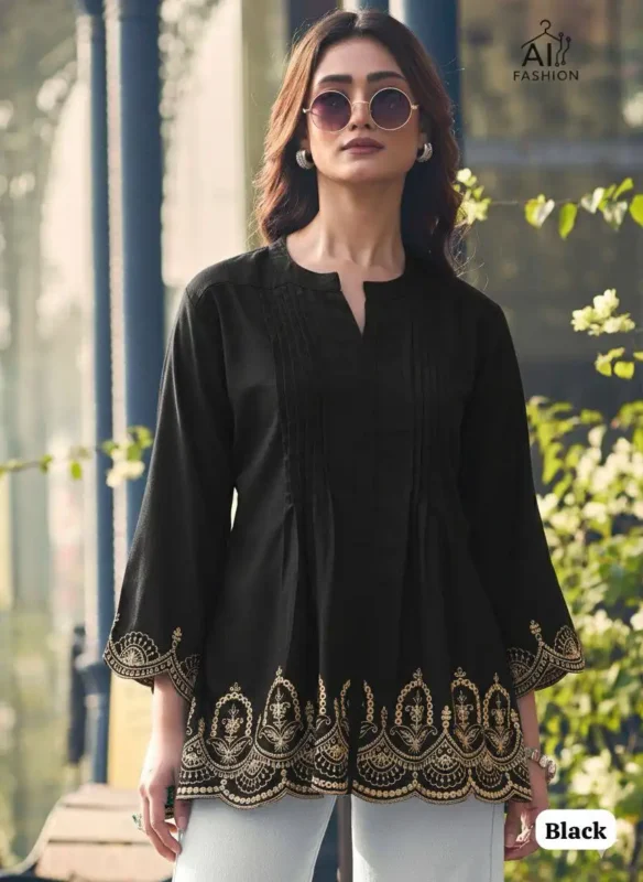 Stylish SS2016 Adaa 7.0 Short Top Wholesale Market Surat Online Wholesale 2026