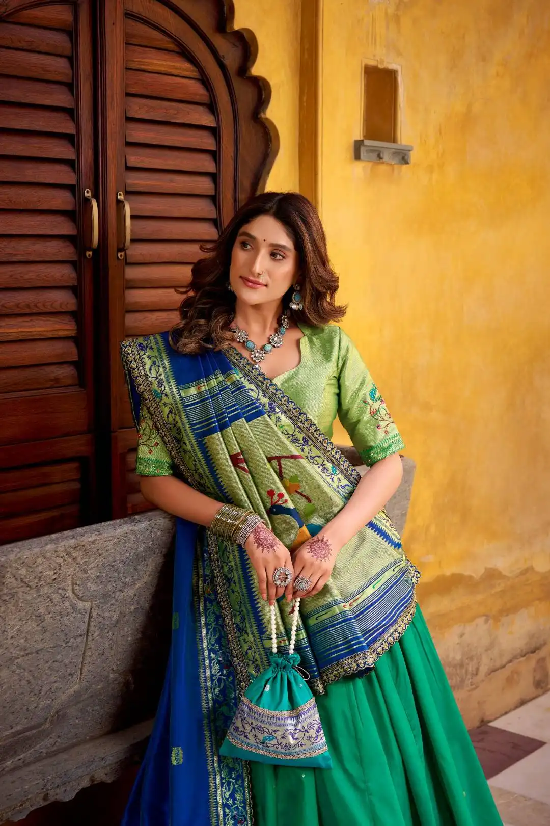 Latest WMN 2030A Paithani Lehenga Choli For Women Wholesale 2026