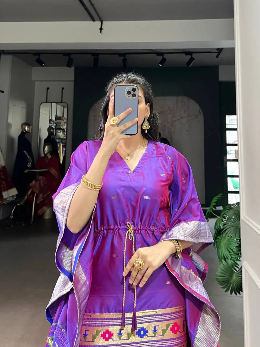 Launching WMN 3801 Jacquard Party Wear Western Kaftan Collection Wholesale 2026