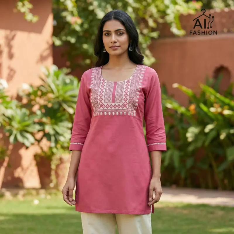 Buy SS2016 Heavy Rayon Thread Short Top Western Wear Wholesale 2026